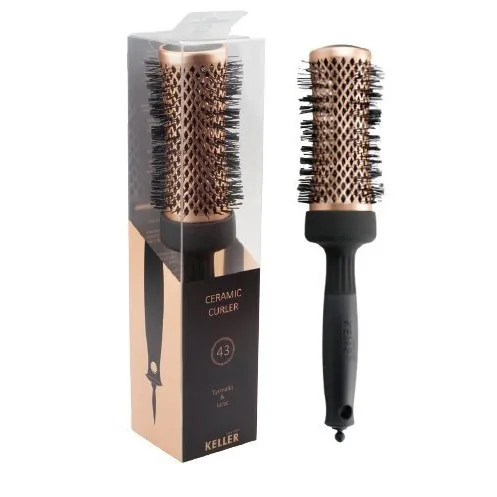 Szczotka do włosów Ceramic Curler Turmalin &amp; Ionic 43 mm