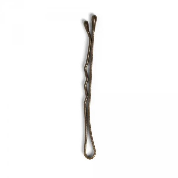 HAIR GRIPS 9178-0300 spinka do włosów - brązowa