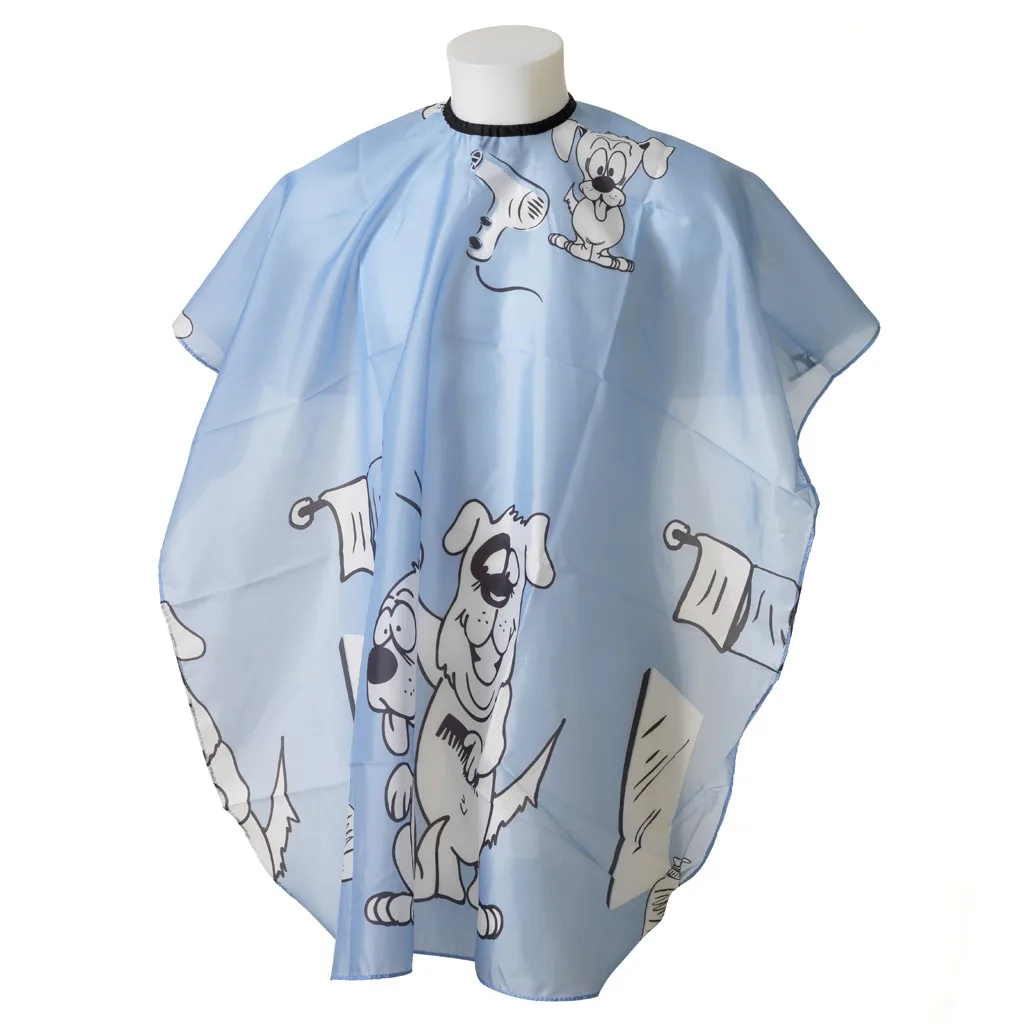 Dziecięcy płaszcz fryzjerski Doggy Blue