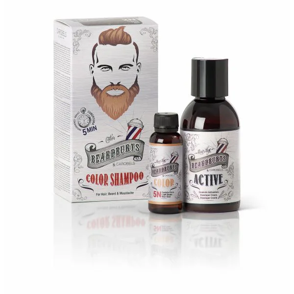 Szampon koloryzujący Beardburys do włosów i brody - jasnobrązowy