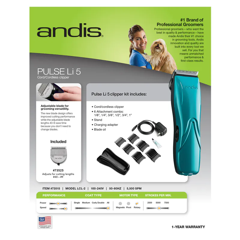 Andis Pulse Li 5 - Zdjęcie 3