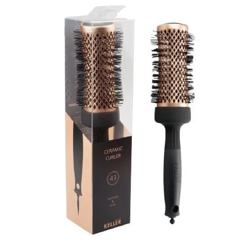 Szczotka do włosów Ceramic Curler Turmalin &amp; Ionic 43 mm - Zdjęcie 1
