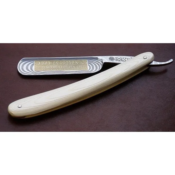 Razor DOVO Solingen 105 5865 R - słoń micarta. kość - Zdjęcie 3