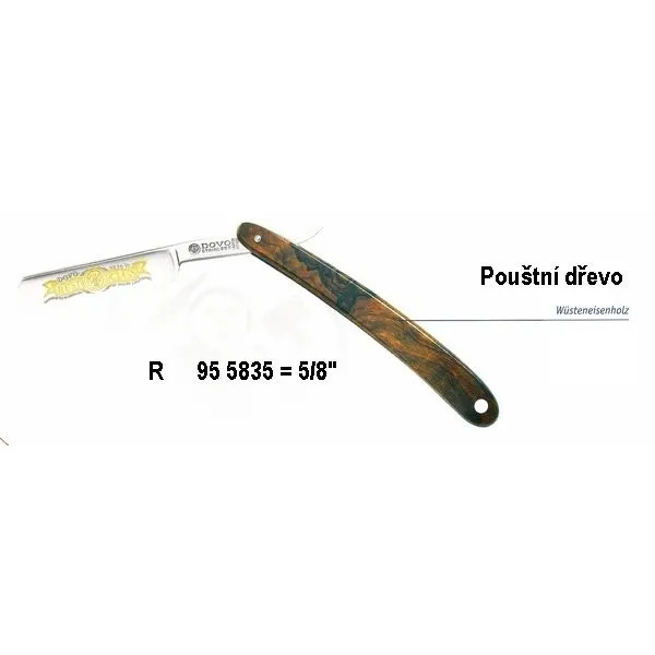 Razor DOVO Solingen 95 5835 R - drewno pustynne - Zdjęcie 2