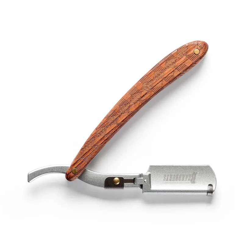 Brzytwa fryzjerska Beardburys Master Double Brown - Zdjęcie 3