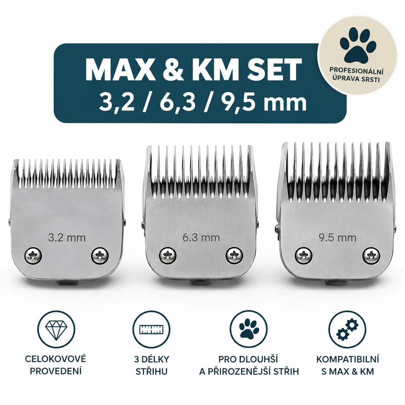 Zestaw MAX/KM 3,2 mm, 6,3 mm i 9,5 mm - Zdjęcie 1