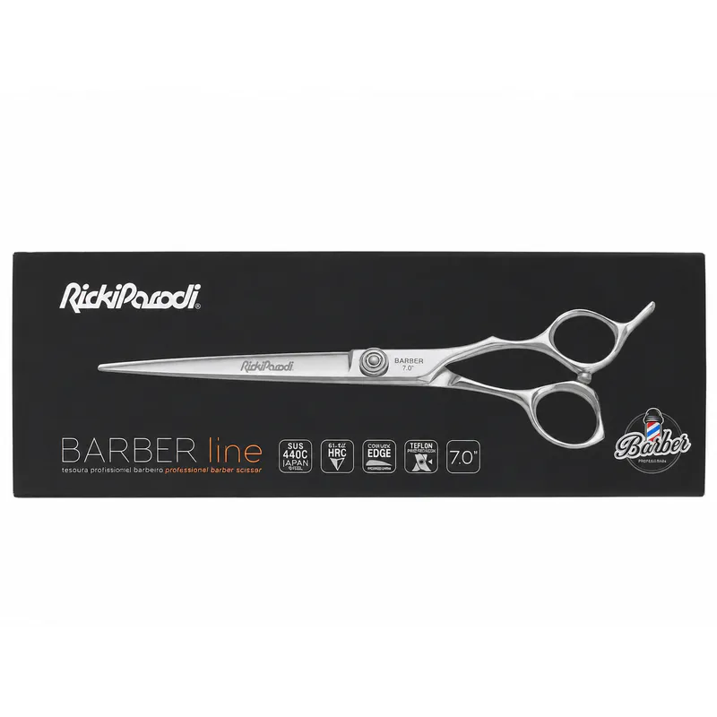 Nożyczki fryzjerskie RICKI PARODI Barber Line 7" - Zdjęcie 2
