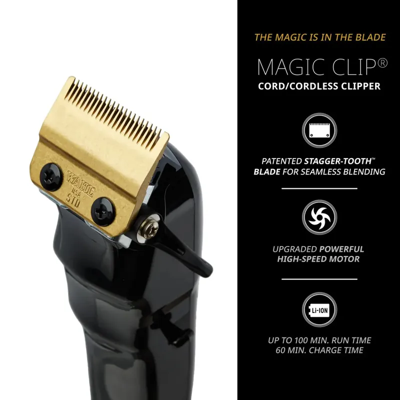 WAHL Black Cordless Magic Clip - Zdjęcie 6