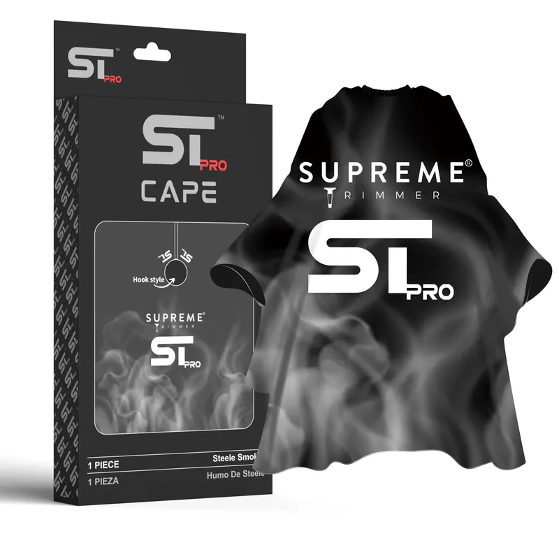 Peleryna fryzjerska STpro Steel Smoke - Zdjęcie 1