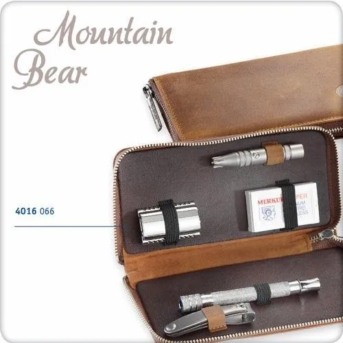 MERKUR Solingen 4016 066 Zestaw do golenia Mountain Bear - Zdjęcie 3