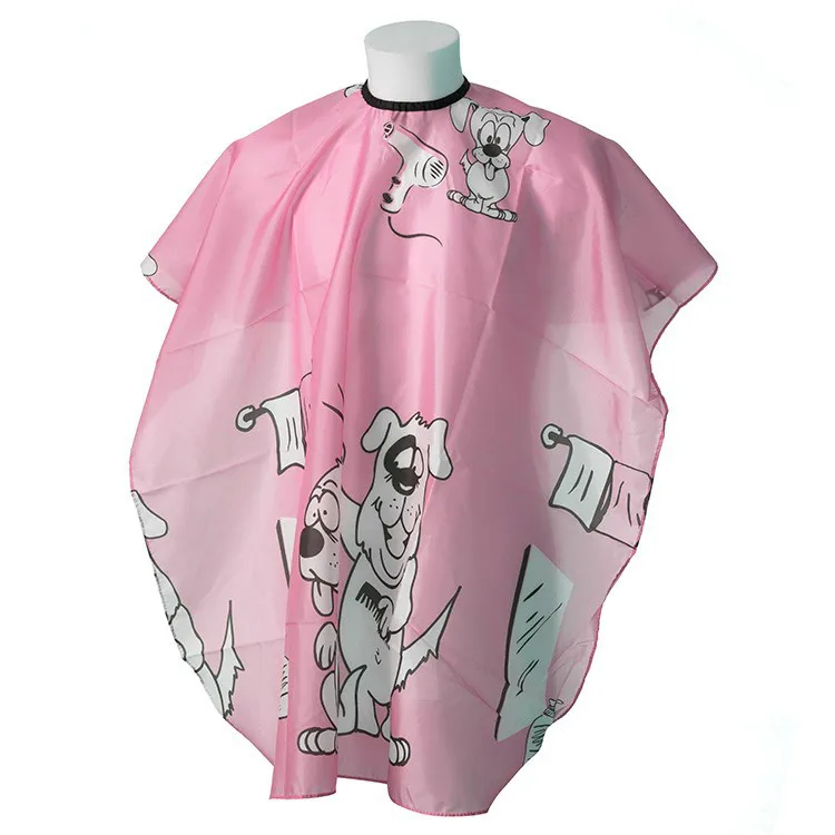 Dziecięcy płaszcz fryzjerski „Dogy Pink" - Zdjęcie 1