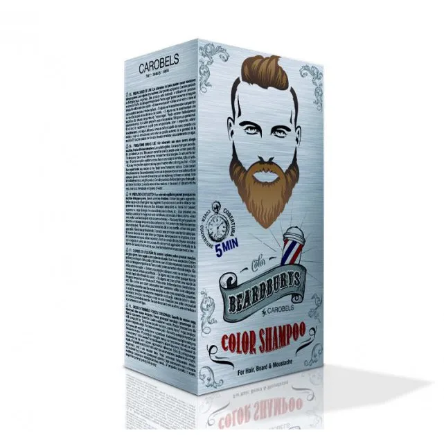 Szampon koloryzujący Beardburys do włosów i brody - jasnobrązowy - Zdjęcie 3
