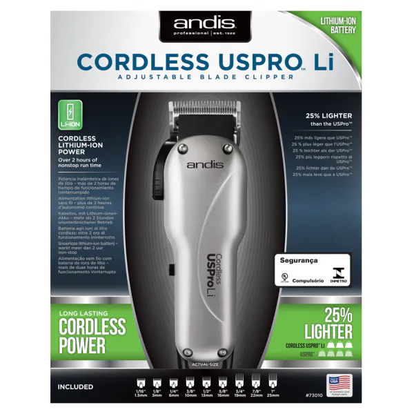 Andis Cordless USPro - Zdjęcie 3